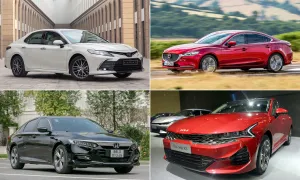 Camry và Mazda6 so kè doanh số tháng 10